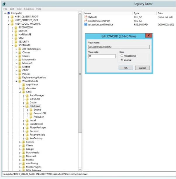 How to fix error when launching an application via Citrix ICA