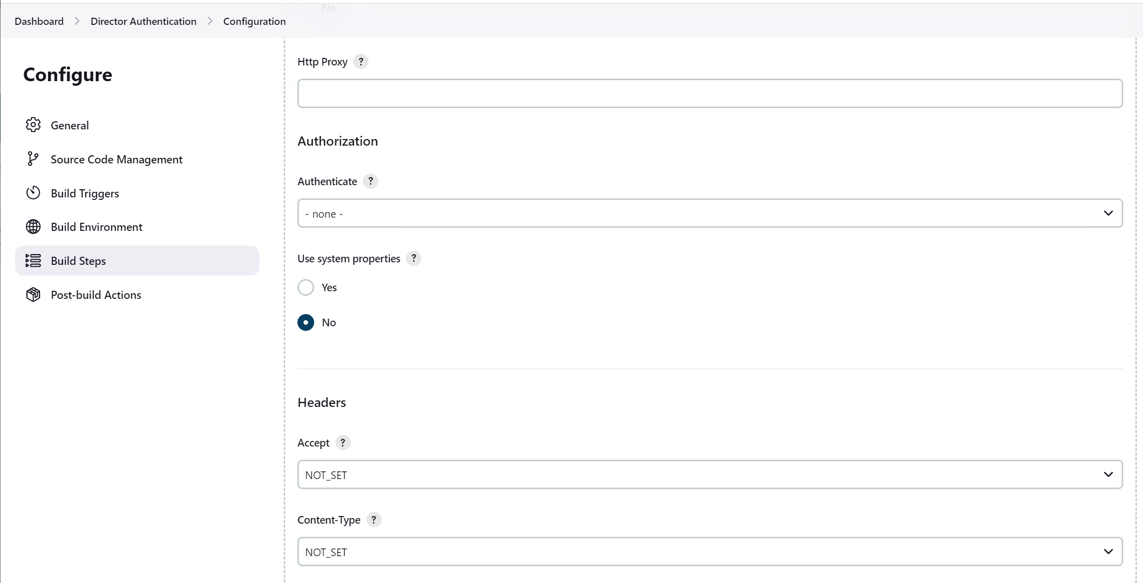 Automai Director APIs using Jenkins