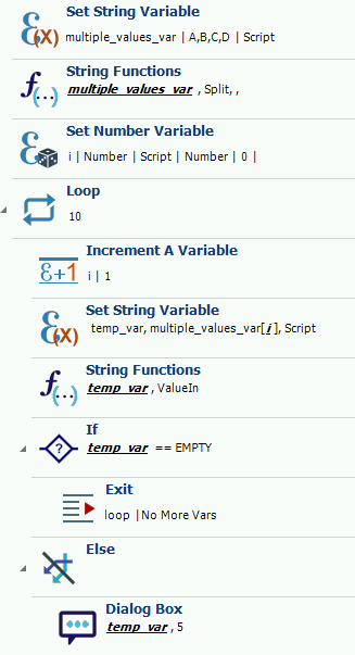 Understanding variables and their functions in ScenarioBuilder