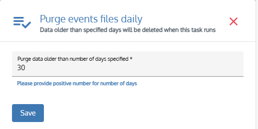 Data Purge and Task Management: Documentation